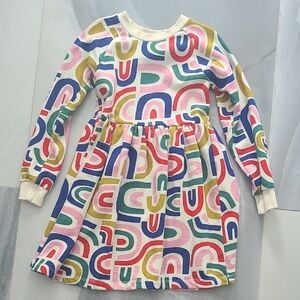 Colorful Patterned Kids Dress